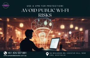 Use a VPN for protection!Avoid Public Wi-Fi Risks