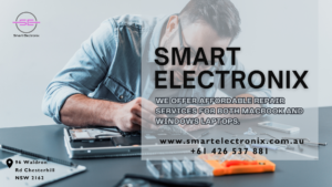 At Smart Electronix, we offer affordable repair services for both MacBook and Windows laptops