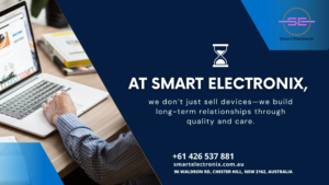 At Smart Electronix, we dont just sell devices—we build long-term relationships through quality and care.