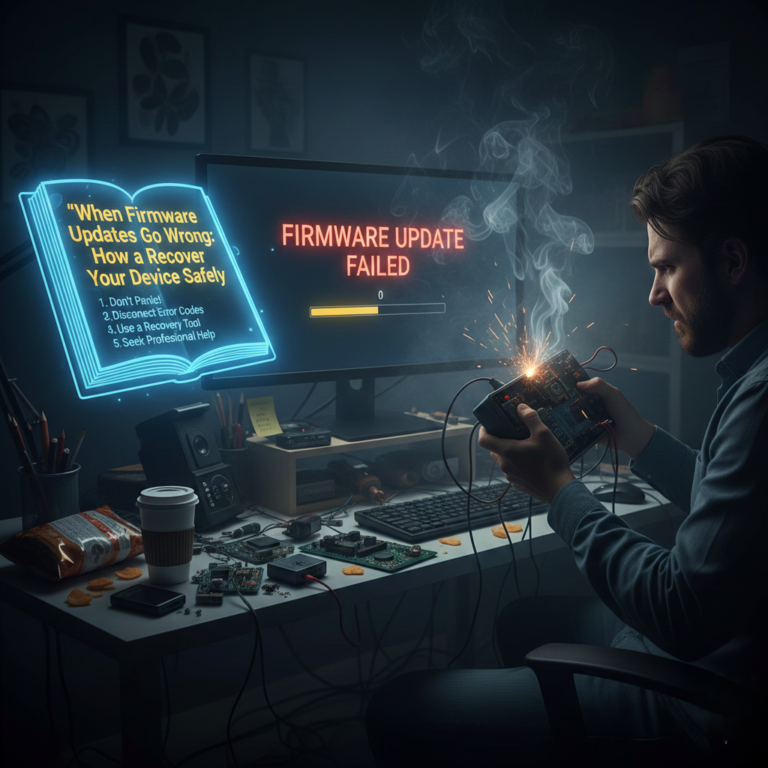 When Firmware Updates Go Wrong: How to Recover Your Device Safely