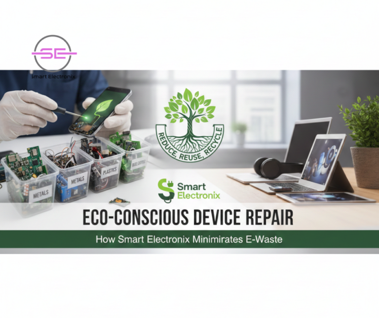 Eco-Conscious Device Repair: How Smart Electronix Minimises E-Waste